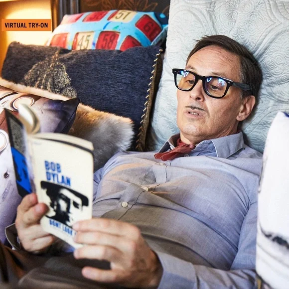 NWT CADDIS Readers - Porgy Backstage in Polished Black - 0.0x Magnification - Picture 5 of 8